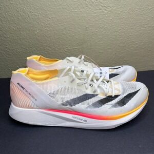 Adidas Adizero Takumi Sen 10 Running Shoes Men Sz 11 Ivory Pack Black IG8202 nby